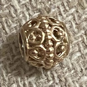 *Special price* 14K GOLD PANDORA GILDED CAGE CHARM (bracelet sold separately)